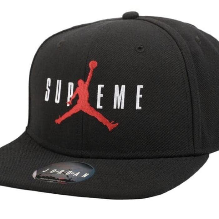 Supreme Jordan 5 panel hat not new era
