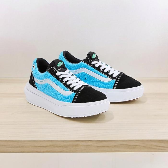 Sepatu Vans Old Skool Overt CC Sesame Street Cookie Monster Original