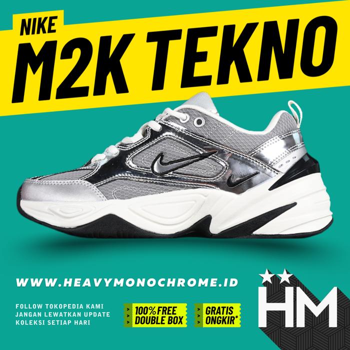 M2K Tekno Grey Silver Black White Sneaker HY951-71 (Size 36-45)