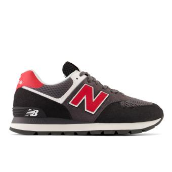 Sepatu new balance 574 Rugged Black/red/white original