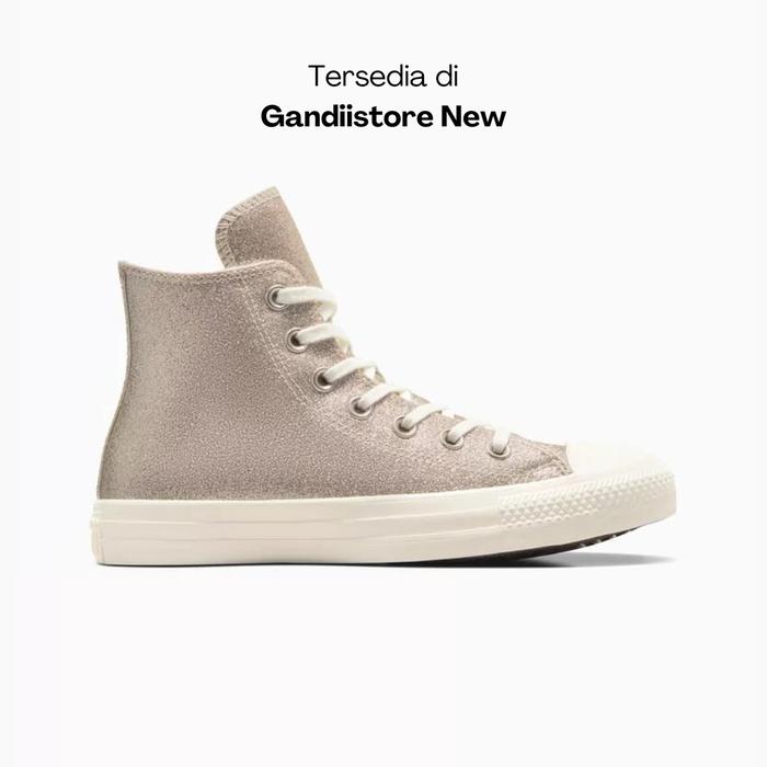 Sepatu Sneakers Wanita Converse CTAS HI Light Gold Egret A07950C Women