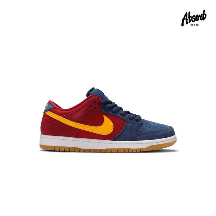 Nike SB Dunk Low Pro “Barcelona” (Gym Red/Navy/University Gold)