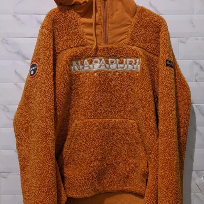 Napapijri Teide 4 Half Zip Fleece Orange Original