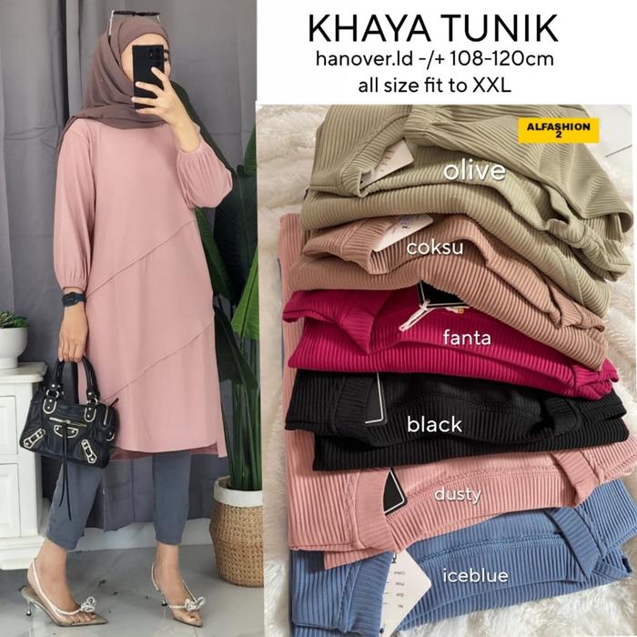 Tunik Khaya Kaos hanover import fit to XXL, LD108-124 pjng 105 High quality (140)