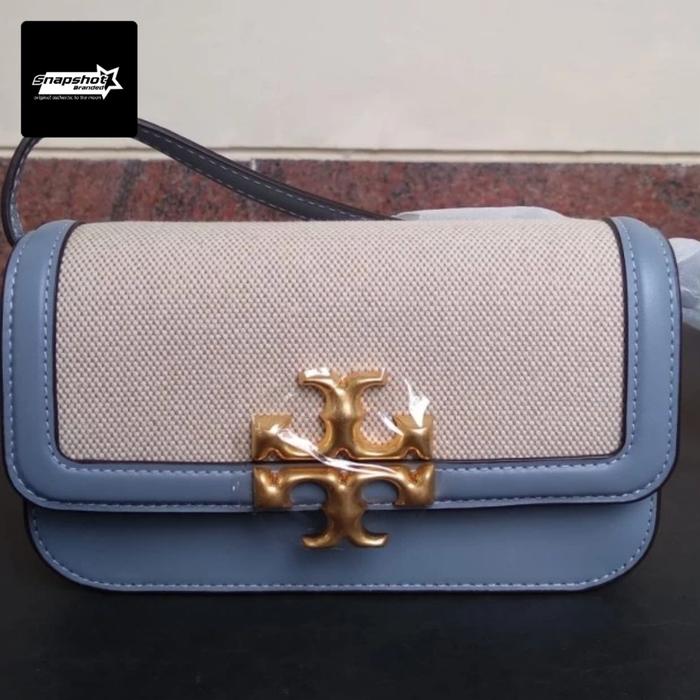 TB Eleanor Canvas Phone Crossbody (CLOUD BLUE)