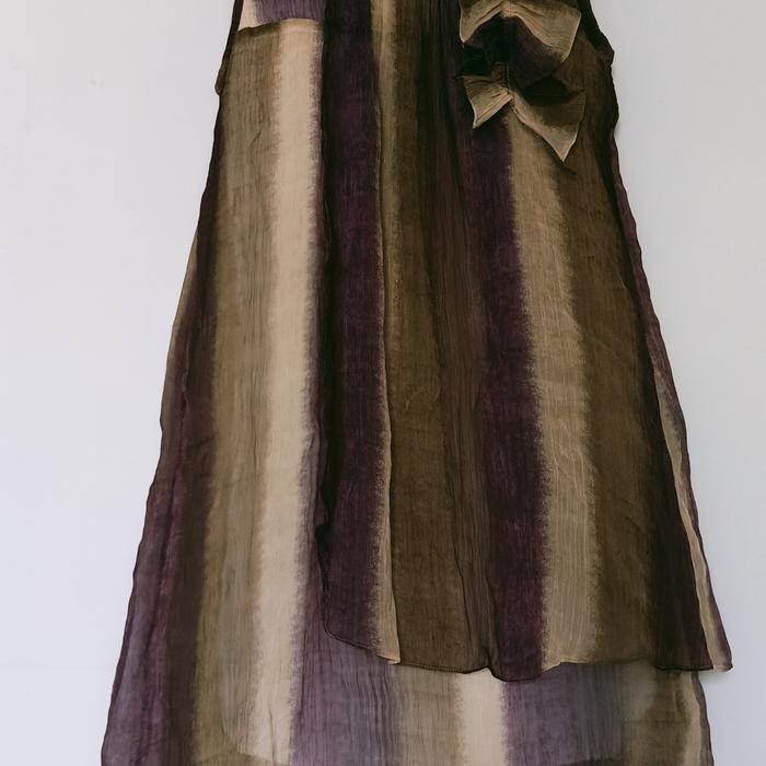 dress chiffon wanita gradasi
