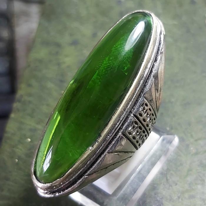 Pandan Suji Hijau - Cincin Batu Akik