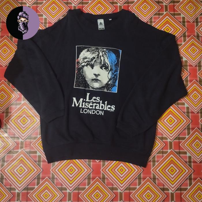 Rare! Crewneck Vintage Les Miserables 1986