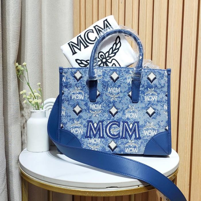 MCM Vintage Jacquard Munchen Small Tote (NWT)