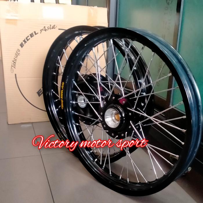 velg takasago exel asia rx king ring 160 185 ring 18 dan 17 ban mizzle maxxpro softcompound  Motorcy
