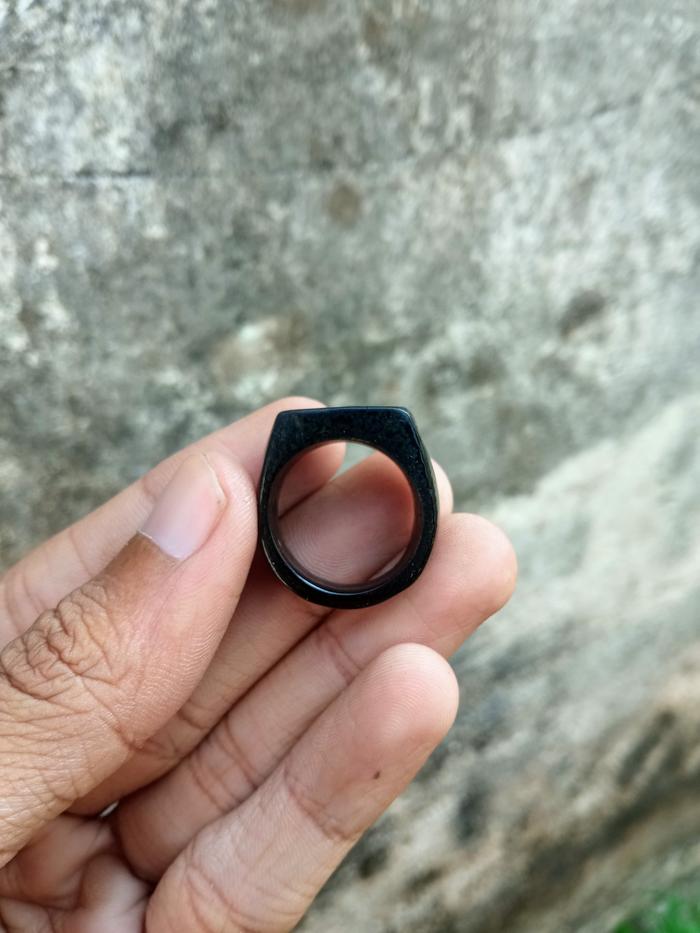 Cincin Akar Bahar Sadi/Mabe Asli Original Model Akik Tanpa Sambungan