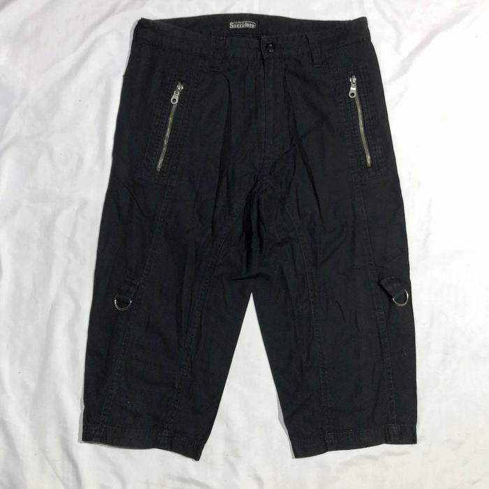 Celana Pendek Shortpants Cargo Sorridere Hitam Original Second Preloved #CC91