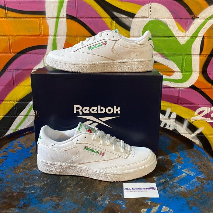 Sepatu Pria Rebook Club C 85 White (100000155) Original