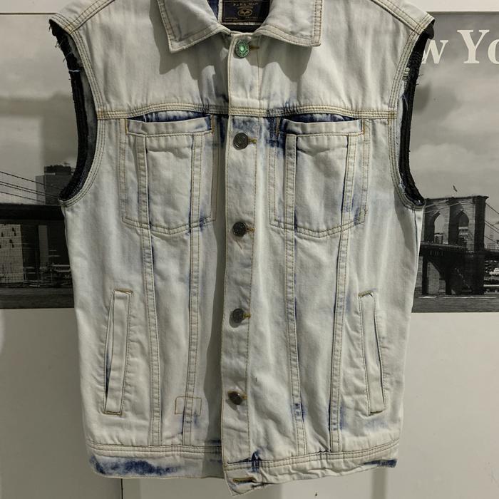 Vest pria jeans zara man RARE