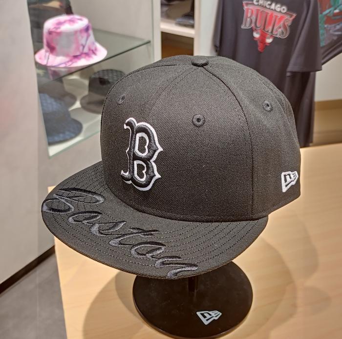 Topi New Era 9Fifty Boston Red Sox Visor Logo Black Snapback 100% Original Resmi