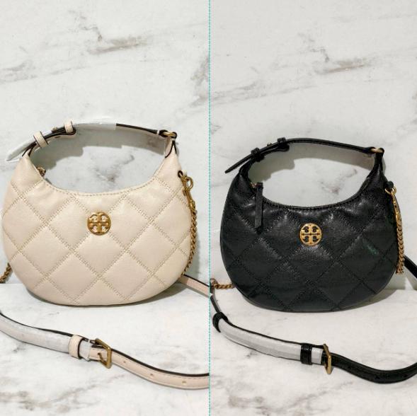 TB Willa Mini Crescent Bag Quilted