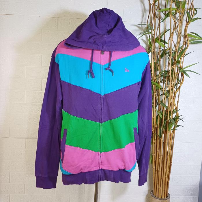 HOODIE NEW ERA COLOUR BLOCK (SECOND BRANDED) SIZE XL, 4COLOUR, HD0081