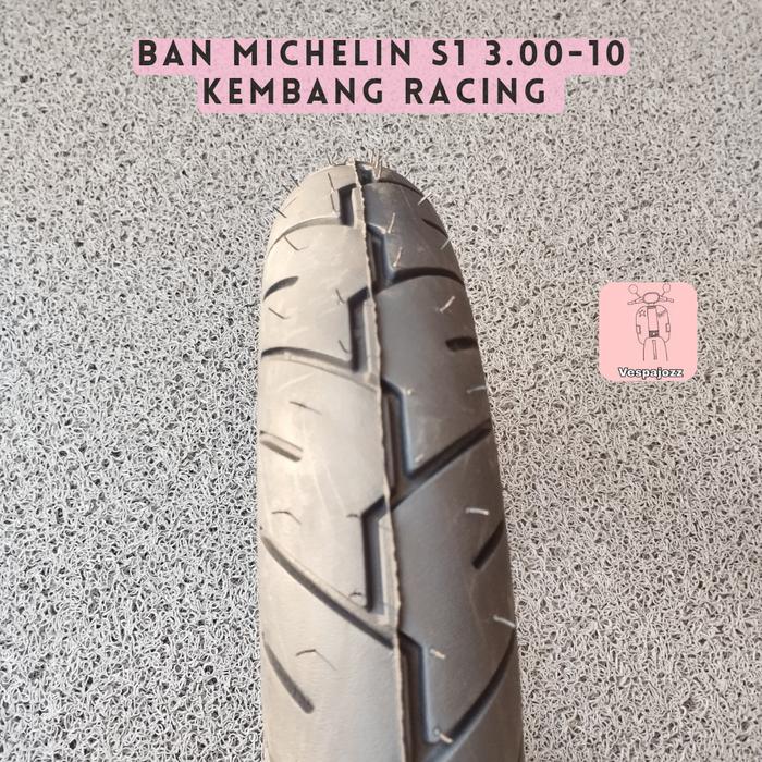 Ban Tubeless Michelin S1 3.00-10 Kembang Racing utk Pts