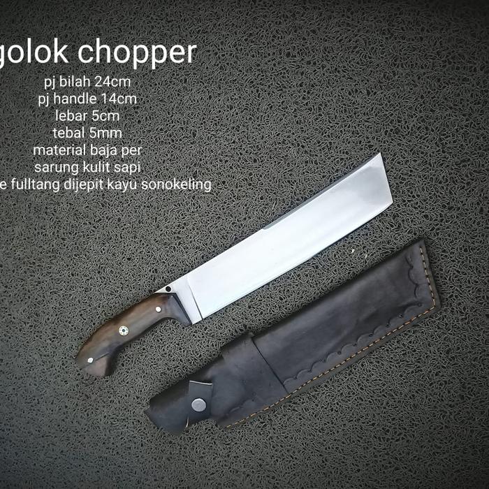 gholok choper sarung kulit