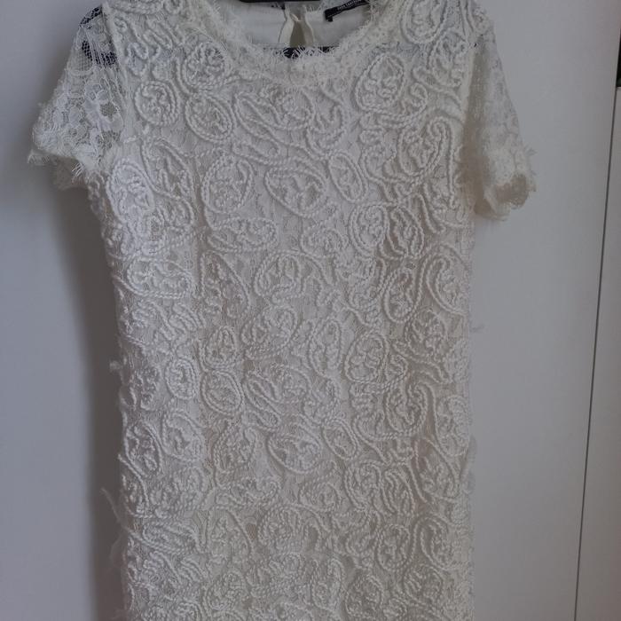 Dress Zara Trafaluc White