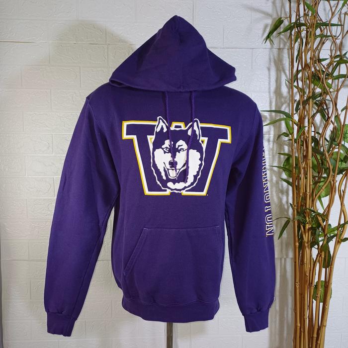 HOODIE CHAMPION WASHINGTON ORIGINAL, SIZE M (SECOND BRANDED) UNGU, HD0094