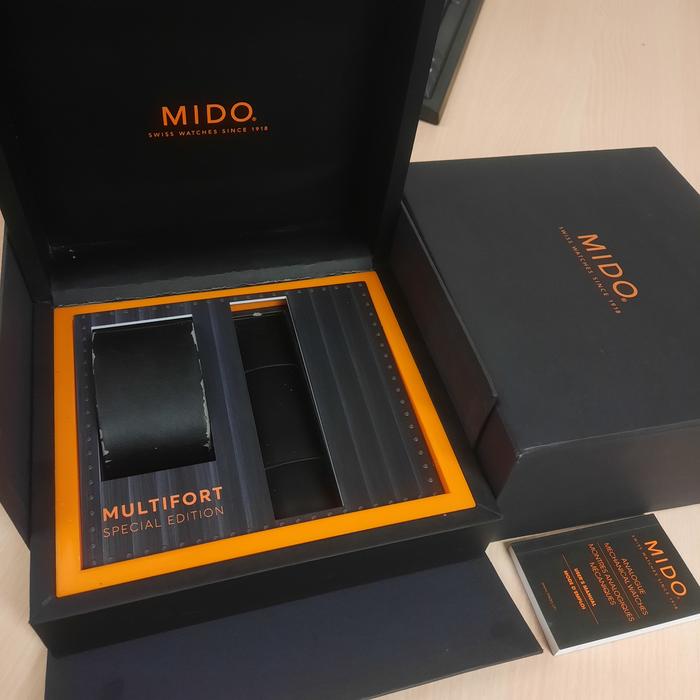 Box Kotak Jam Mido Multifort Big Case Swiss Omega Longines Tissot Original