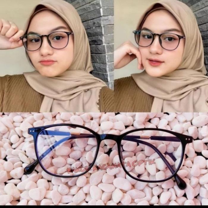 kacamata wanita minus/plus antiradiasi kacamata wanita baca plus minus