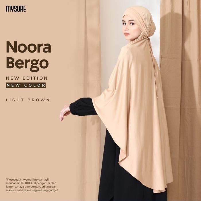Bergo Syar'i Noora Bergo by MYSURE Hijab instan syar'i promo