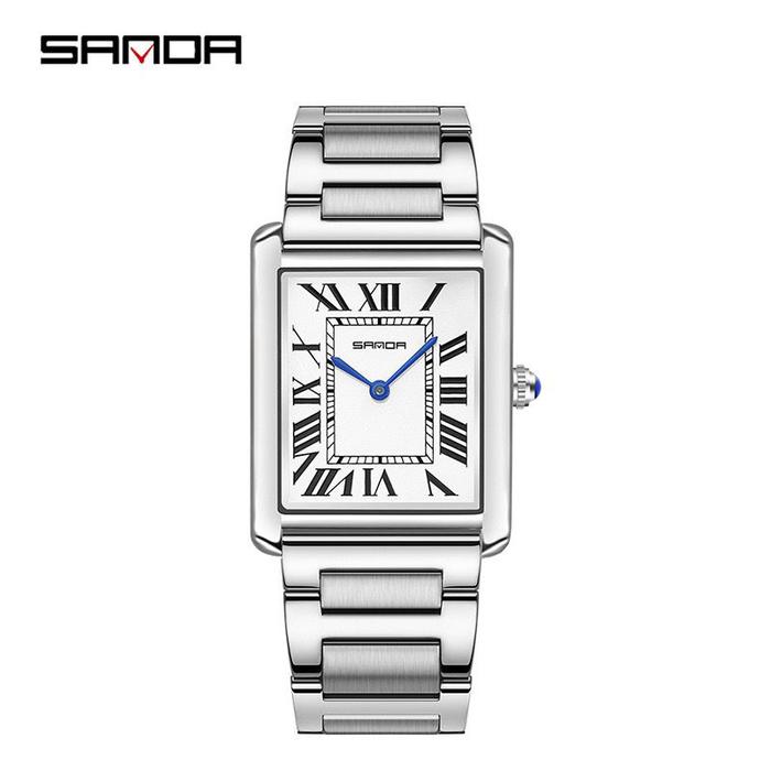 SANDA Tank - Jam Tangan Arloji Pria Jam Tangan Arloji Wanita Jam Tangan Arloji Unisex - With Box
