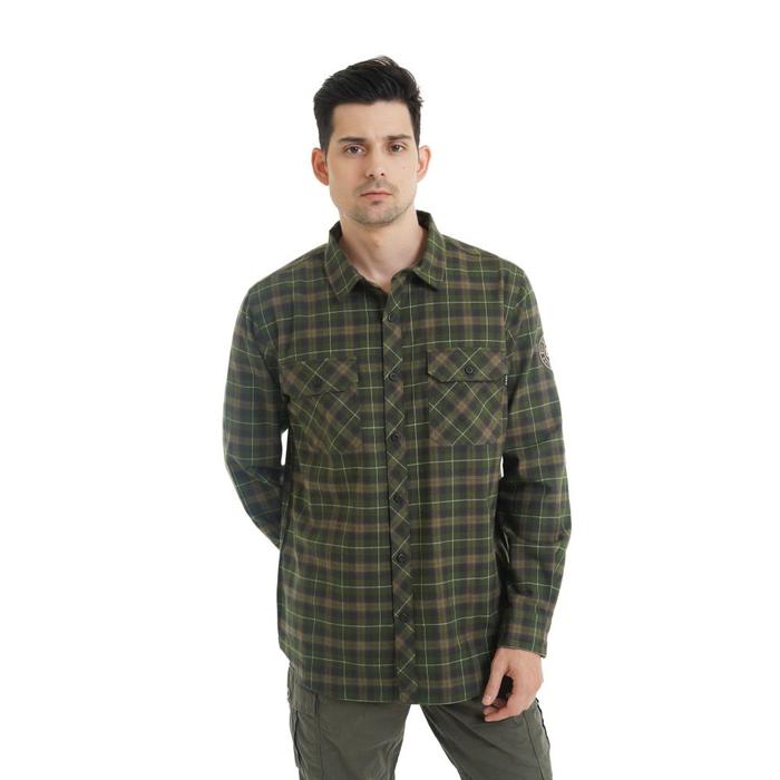Kemeja Flannel Eiger Original Panjang PUPR 2.5 Myrtle F1