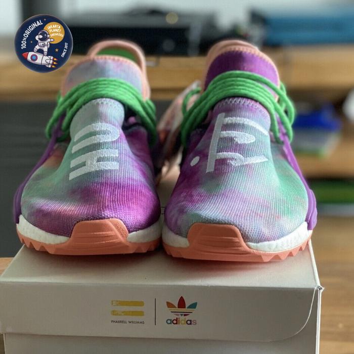 Adidas NMD Hu x Pharrell William "Holi Festival/Chalk Coral" Original BNIB