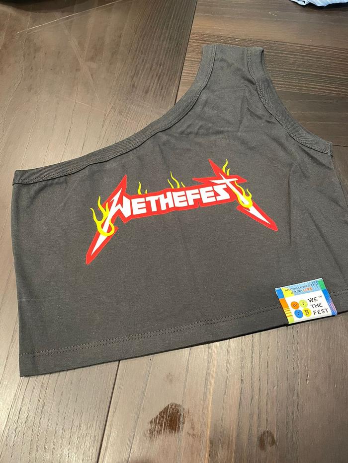 Monstore [We The Fest Merch] - One Shoulder Crop Top (one size)