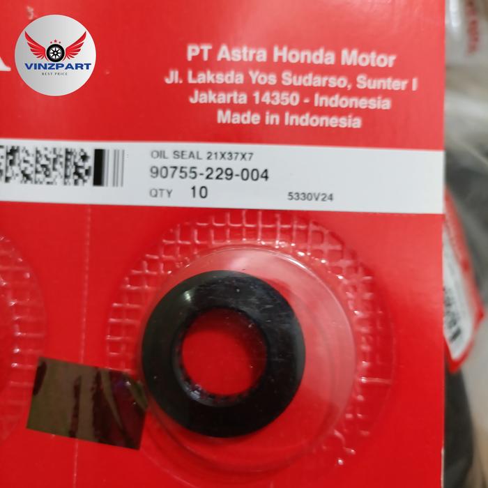 Seal roda Depan 21x37x7 Honda Sonic Karisma Supra x125 Beat Vario