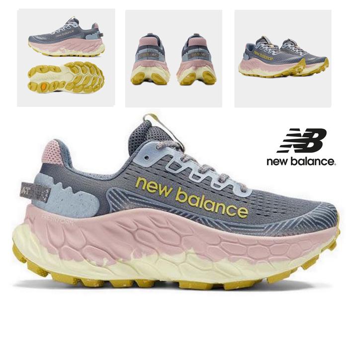 sepatu NB NEWBALANCE Fresh Foam X More Trail v3 Arctic Grey Orb Pink
