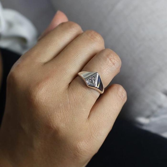 POWERFULL RING CINCIN ILLUMINATI PERAK 925 HANDMADE BALI