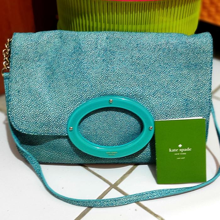preloved KATE Sp4DE original authentic rare item kulit ikan pari