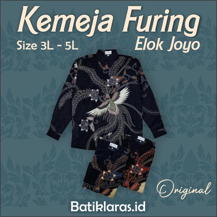 Kemeja Batik Furing Lengan Panjang Elok Joyo JB7875