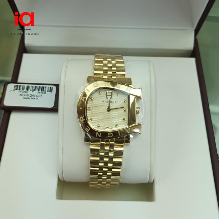 JAM TANGAN AIGNER Wanita AGW. 249005 Swiss Made Original Garansi Resmi