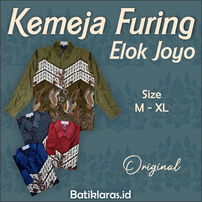 Kemeja Batik Furing Lengan Panjang Elok Joyo 99196