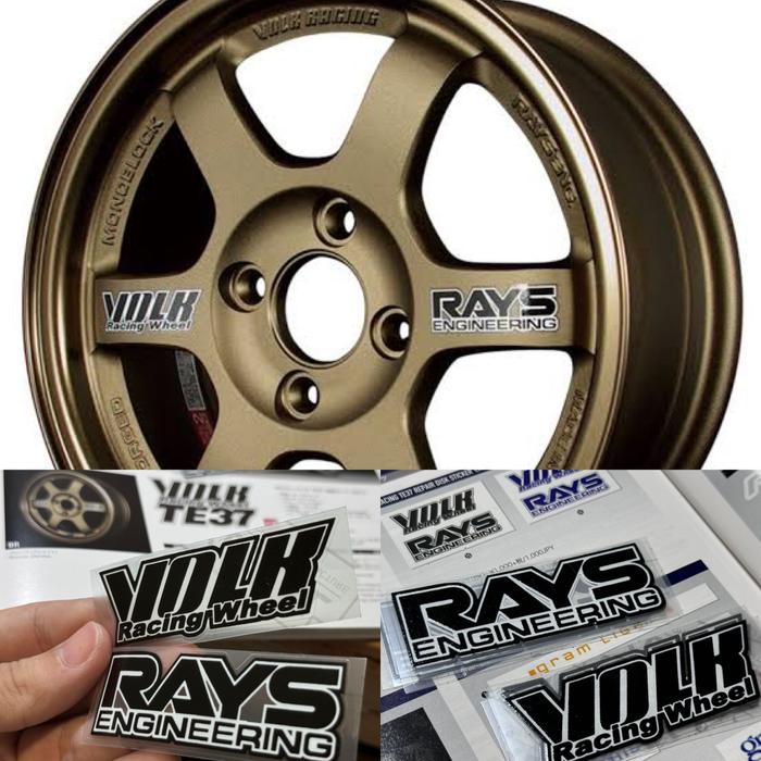 stiker velg TE37 bronze
