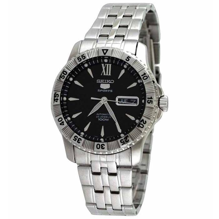 Seiko 5 Man Automatic SNZJ33K1 Silver Black