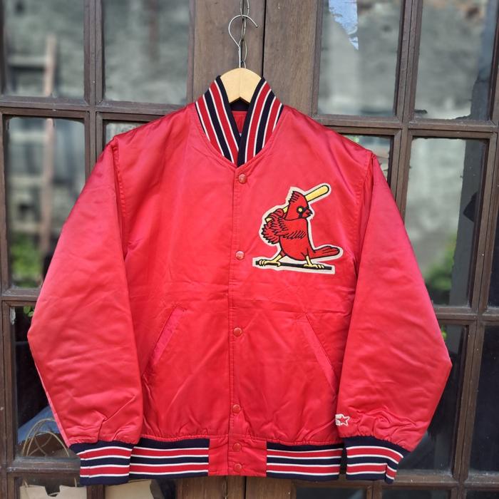 Varsity Starter Jaket St Louis Cardinals Made in Usa Mens Small