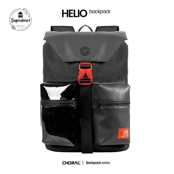 Choral Helio Backpack Series Tas Ransel Sekolah Tas Laptop Tas Ransel Multifungsi