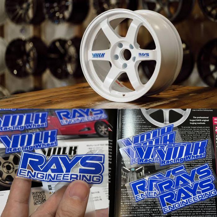 sticker Velg TE37 Rays