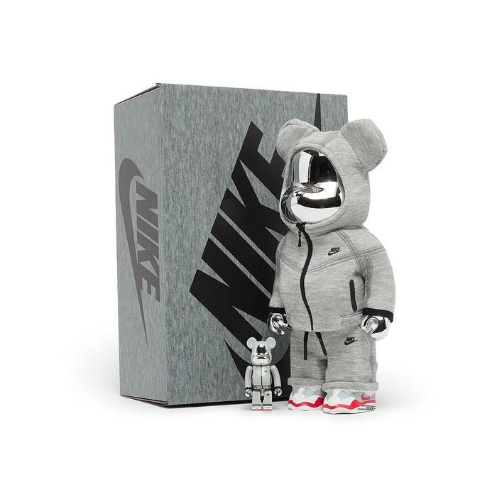 BEARBRICK NIKE TECH FLEECE N98 100 400 - 100% ORIGINAL