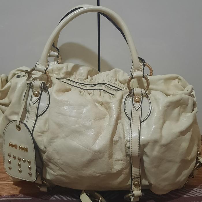 Miu miu kulit asli bag wanita