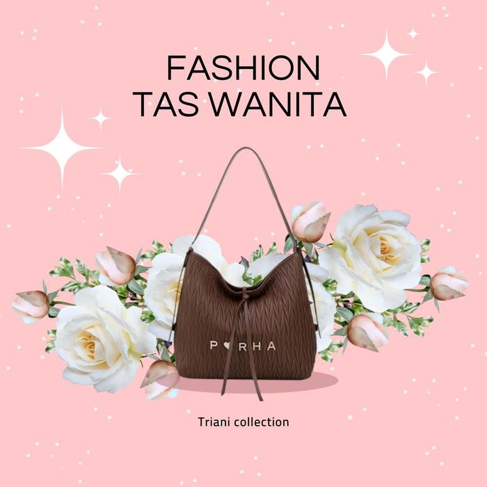 Tas Selempang Hand Bag Wanita Praha Serut
