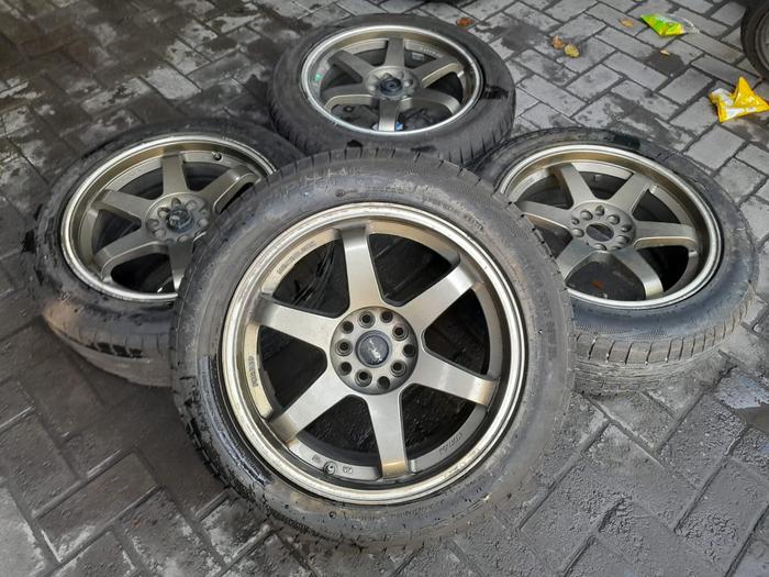 Velg Second Cocok Avanza Xenia xpander innova juke ertiga HSR TOKYO Model te37 ring 17 lebar 7,5 lub