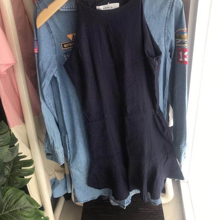 Mini Dress Wanita Sexy Thrifting Branded