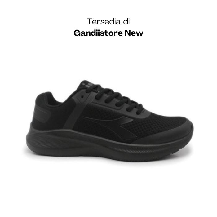 Sepatu Sneakers Pria Diadora Flecher (M) DIAX22F0801M Mono Black BNIB
